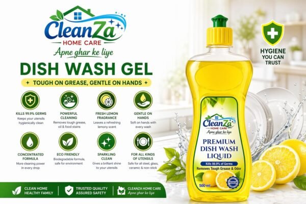 Dish Wash Liquid (Lemon Fresh)